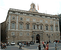 Plaça Sant Jaume,  Palau de la Generalitat