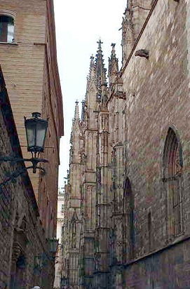 Calle en el Barri Gòtic